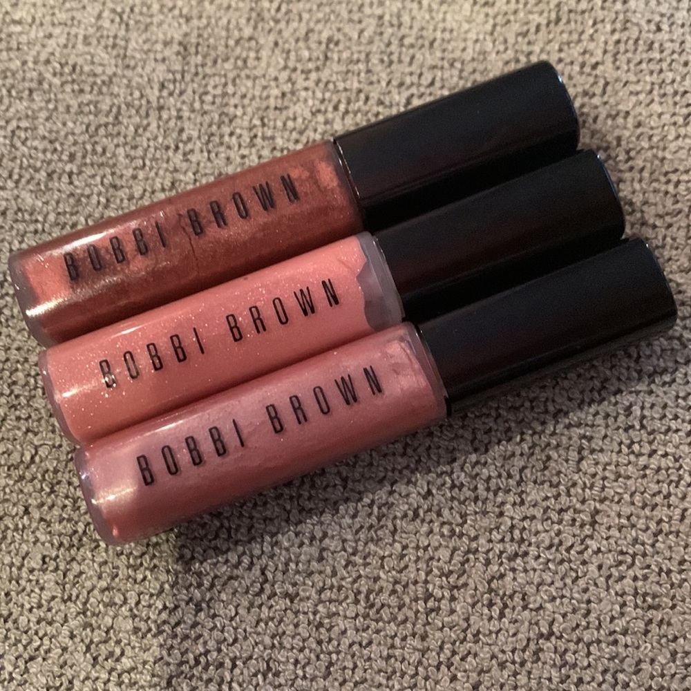 Bobbi Brown three piece lipgloss set